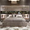 Buy cheap ROHS Hotel King Size Upholstered Bed Bedroom Furniture Sets from wholesalers