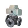 Buy cheap T Shape Channel Straight Through Type 3 Way Stainless Steel Electric Ball Valve from wholesalers