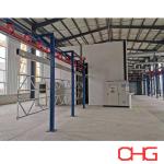 Aluminum Substrate Structural Parts Top Powder Coating Line with Conveyor System