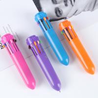 Buy cheap Mini Ten Colors Cute Ballpoint Pen Retractable Colored Ballpoint Pens For product