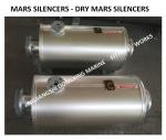 SUS304stainless stee carbon steel material marine muffler, marine spark