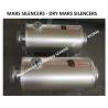 Buy cheap High quality-marine boiler exhaust pipe muffler, spark extinguishing muffler VTJZ-200A from wholesalers