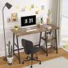 Buy cheap Wooden Metal Office Computer Desk With Shelves ODM from wholesalers