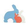 Buy cheap Bunny Rabbit Silicone Toddler Jigsaw Puzzle Eco Friendly For Baby from wholesalers