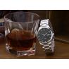 Buy cheap Solid Band Quartz Silver Watch , Men Stainless Steel Designer Watches Water Resistant from wholesalers