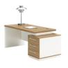 Buy cheap modern wood office manager desk Foshan furniture in warehouse from wholesalers