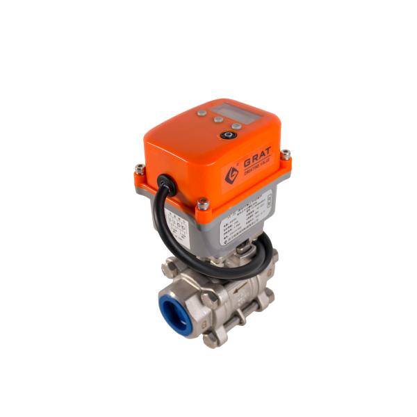 Buy cheap 20NM Miniature Size IOT Electric Actuator For Stainless Steel Thread Type Ball Valve With Display OLED from wholesalers