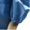 Buy cheap Unisex 5mm Stripe ESD Anti Static Smock For Class 100 Cleanroom from wholesalers