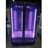 Buy cheap 2 Glass Doors Beverage Display Fridge Commercial Upright Refrigerator from wholesalers