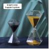 Buy cheap Gold Glass Hourglass 5 Minutes 15 Minutes 30 Minutes Diamond Hour Glass Free Sample from wholesalers