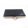 Buy cheap Square gold color clutch bag metal purse frame with plastic box from wholesalers