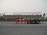 Stainless Steel Gas Tanker Truck Trailer For 39500L Propylene Oxide delivery