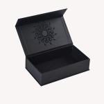 Custom Magnetic Book Shape Box Perfume Bottle Packing Paper Gift Box with PVC