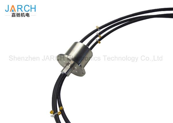 S136L SS Housing IP68 Through Bore Slip Ring 2 Circuits 5A For Underwater 50