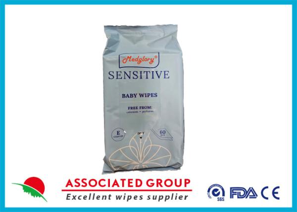 Buy cheap 60Pcs Medglory Natural Ingredients High Quality Baby Wet Wipes For Newborn Skin from wholesalers