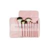 Buy cheap Pink Promotional Gift Travel Size Makeup Brushes 10 PCS PU Leather Case from wholesalers
