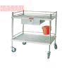 Buy cheap Treatment Instrument Surgic Tool Medical Trolley Cart With One Drawers Stainless Steel from wholesalers