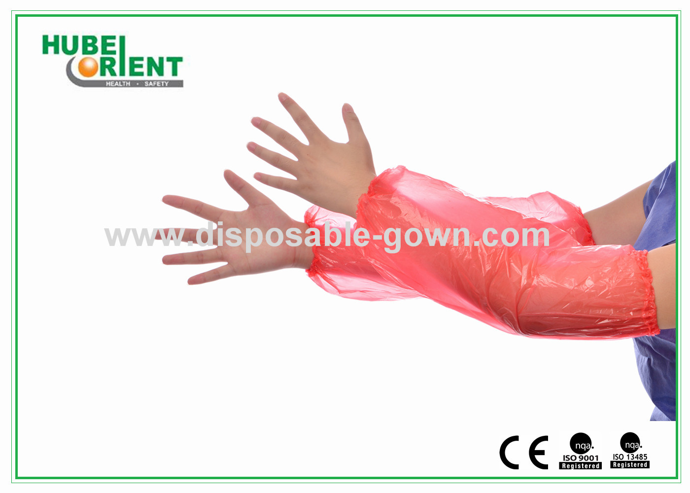 Waterproof One Time Using PE Oversleeves For Clean Environment