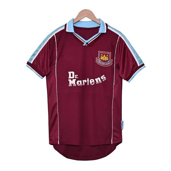 Buy cheap Customization Home Retro Football Jerseys for West Ham United Retro 1999-2001 from wholesalers