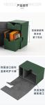 Dustproof 80+ Deck Card Box PU Leather MTG Leather Card Box With Dice Tray