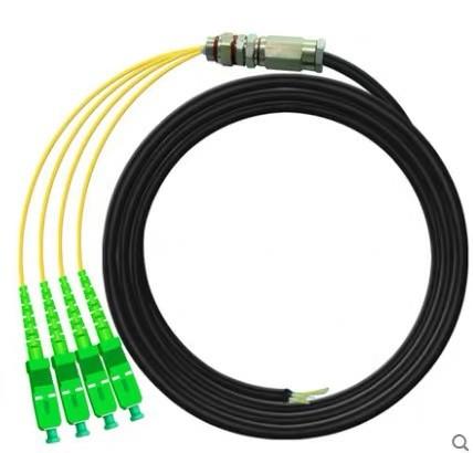 Buy cheap CATV Fiber Optic Pigtail Black PE Sheath Rigid With FC/ST/LC/SC Connector from wholesalers