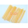 Buy cheap Yellow Color 2.29mm 1-1/4'' Plastic Spiral Binding Coils from wholesalers