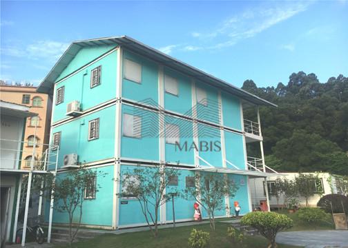 Buy cheap Multistory Flat Pack Container House , Flat Pack Steel Storage Containers For Dormitory from wholesalers