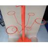Buy cheap Mobile HongChuang RAL Color Football Display Rack Portable With 20 hats from wholesalers
