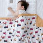 Pattern Style Baby Bamboo Cotton Gauze Bath Newborn Quilt Set for Class A Cot