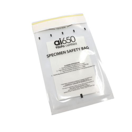 Buy cheap Medical Test Biological Specimen Sealed Biohazard Bag Custom Made from wholesalers