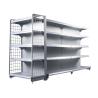 Buy cheap Supermarket Gondola Wire Display Shelving Metal Retail Store Steel Shelf Wire Mesh Back Panel from wholesalers