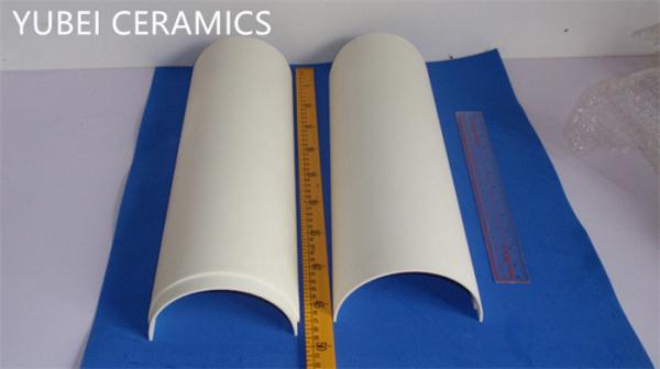 Buy cheap Semicircle Ceramic Insulation Tube White / Ivory Ceramic Sleeve Bushing from wholesalers