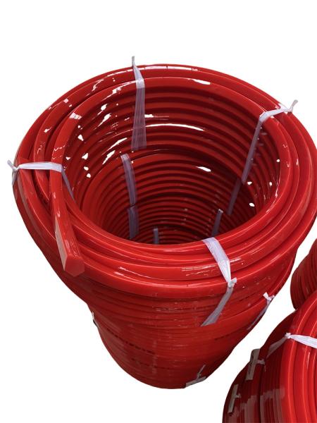 Buy cheap Industrial Polyurethane PU Pentagonal Belt Abrasion Resistance Ridge Top Reinforced from wholesalers