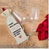 Buy cheap Wedding Wine Bag, Gift For Wedding Planning, Wedding Officiant, Wedding Host, Bride And Groom Wine Gift, Linen Wine from wholesalers