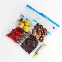 Buy cheap Sous Vide Reusable Vacuum Food Storage Bags Air Valve Vacuum Zipper Bag product