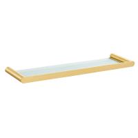Buy cheap 1 Tier Bathroom Glass Shelf SS304 Shower Storage Rack product