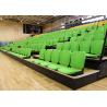 Buy cheap Gymnasium Retractable Stadium Seating Anti - Slip Plywood Decking With Blow Moulded Seats from wholesalers