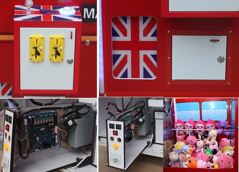 1 Player Crane Claw Machine / Telephone Toy Crane Machine For Shopping Mall