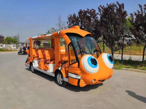Buy cheap Various Cartoon Patterns Of 14 SEATS Electric Cartoon Sightseeing Bus power 72v7,5kw from wholesalers