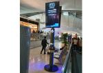 Airport 55 Inch LVDS 8 Bit Digital Signage LCD Display With Phone Charger