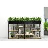 Buy cheap Delicate Balcony Flower Pot Shelf , Plants Metal Garden Shelves Multi Functional Fence from wholesalers
