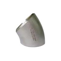 Buy cheap 45 And 90 Degree Stainless Steel Pipe Fittings Butt Weld LR. SR. Seamless Elbow product