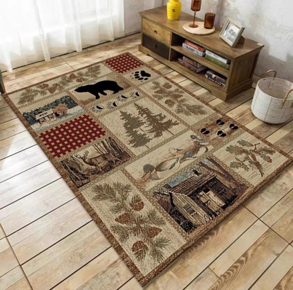 Buy cheap American Ethnic Style Living Room / Hotel Floor Carpets With Special Style from wholesalers