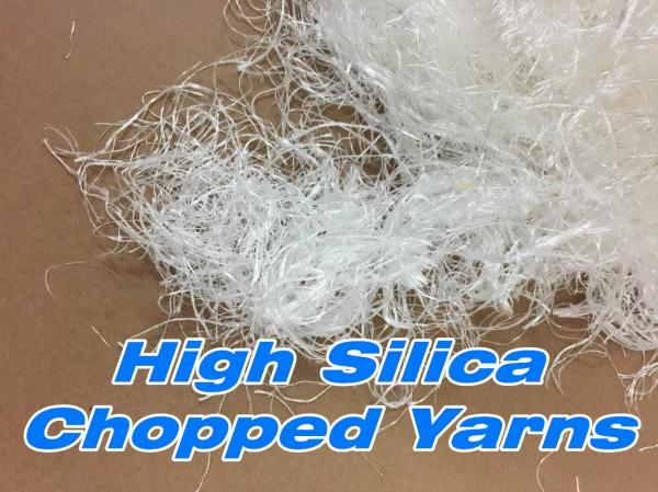 Buy cheap High Temp 96.0% SiO2 50mm Glass Fiber Chopped Strands from wholesalers
