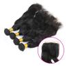 Buy cheap 4 Bundles Of Malaysian Virgin Hair Extensions Clean Weft Natural Appearance from wholesalers