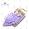 Buy cheap Eco Friendly Baby Bedding Set Print Bunny Purple Personalized Baby Blankets from wholesalers