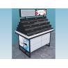 Buy cheap 1650mm Pink Counter Cosmetic Display Shelves Mirror Middle Island Showcase from wholesalers