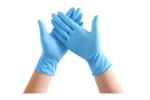 Universal Non Sterile Gloves , Anti Bacteria Disposable Blue Latex Gloves