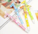 2014 Hot! Novelty plsastic ball,giraffe shape ball pen,nice gift for children
