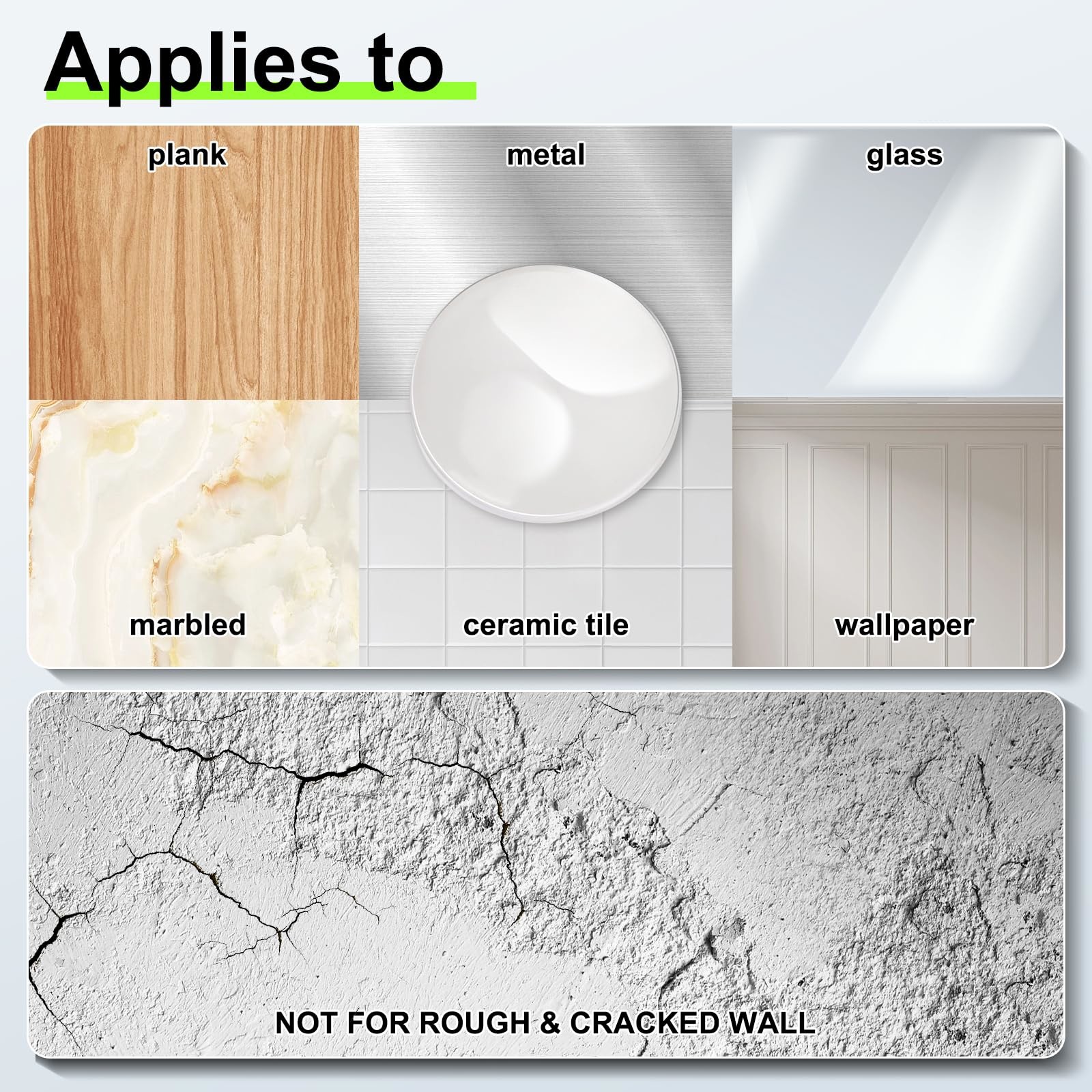 Wall Door Handle Stopper Door Knob Wall Shield Transparent Round Silicone Guard Door Stopper Wall Protector